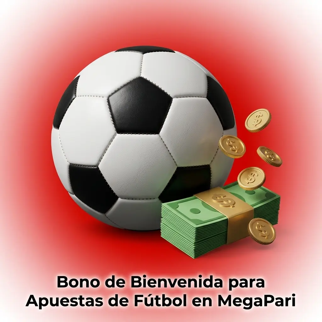 Bono de bienvenida MegaPari para apuestas de fútbol en España: 100% hasta 200€ o freebet del 15%