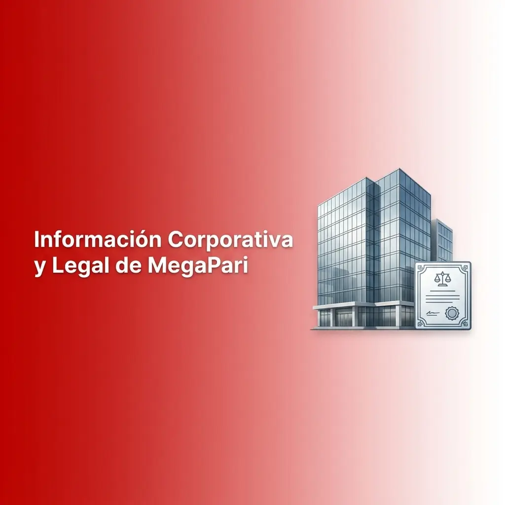 Información corporativa y legal de MegaPari con licencia Curaçao eGaming número 8048/JAZ para usuarios en España