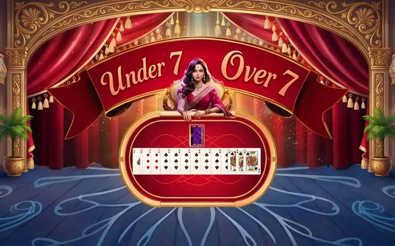 Adiviná los dados en Under and Over 7 dentro de Megapari Casino España.